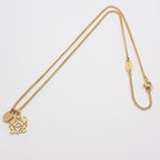 Loewe Anagram Necklace 925 Sterling Silver Gold — view 2