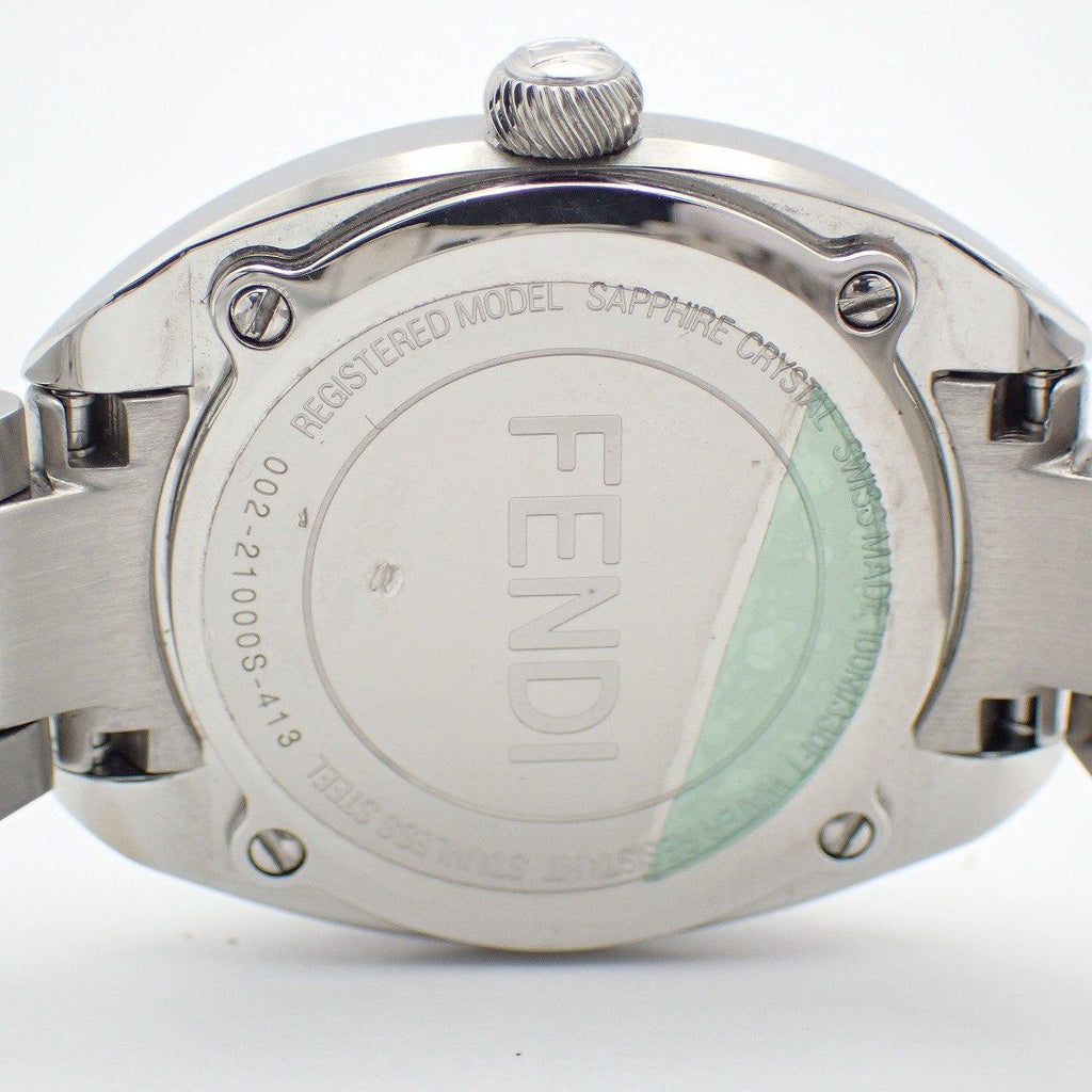 Fendi Momento Quartz Watch Shell Dial SS — view 9