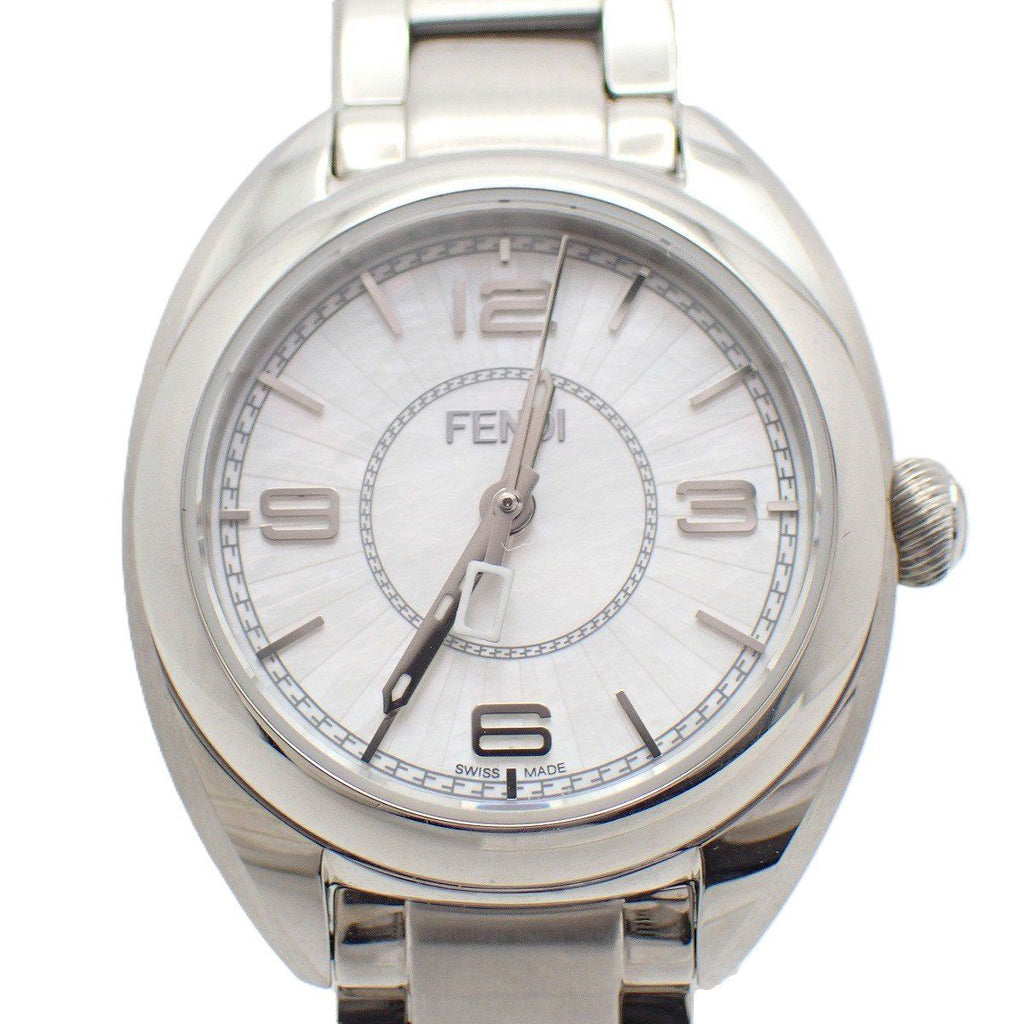 Fendi Momento Quartz Watch Shell Dial SS