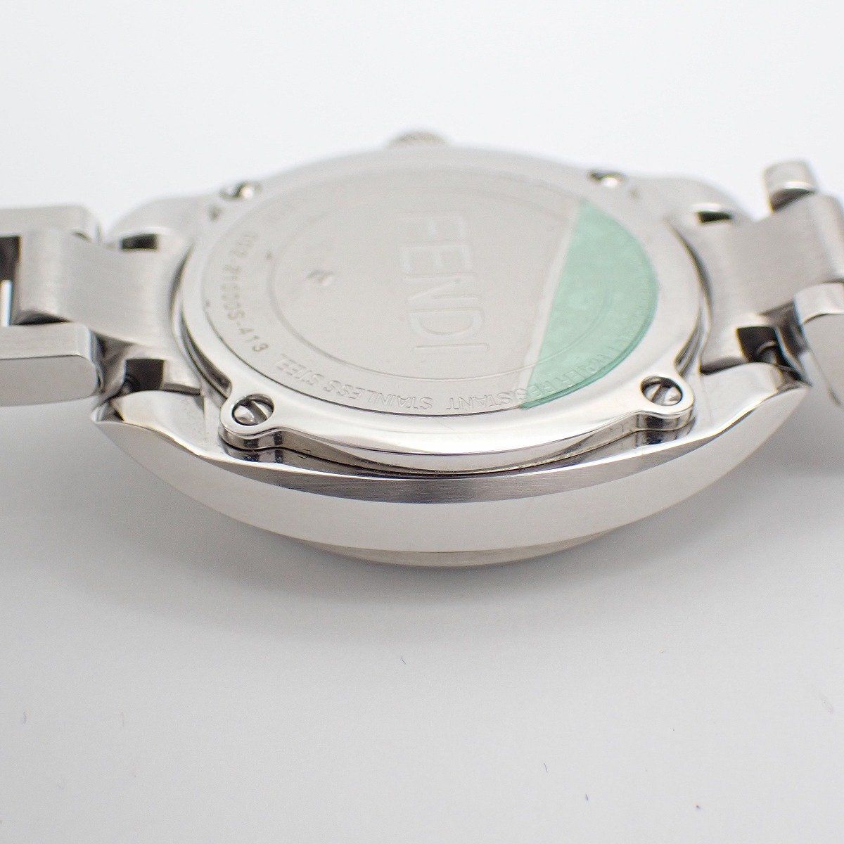 Fendi Momento Quartz Watch Shell Dial SS — view 8