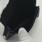 Hermes Nap Herme Snap Card Case Epsom Noir Black Silver Veau — view 9