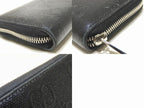 Gucci Zip Around Wallet GG Embossed Leather Black Available — view 2