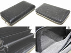 Gucci Zip Around Wallet GG Embossed Leather Black Available — view 3