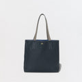 Hermes Double Sens 28 Tote Swift Etoupe Noir Azur Gray Black Blue