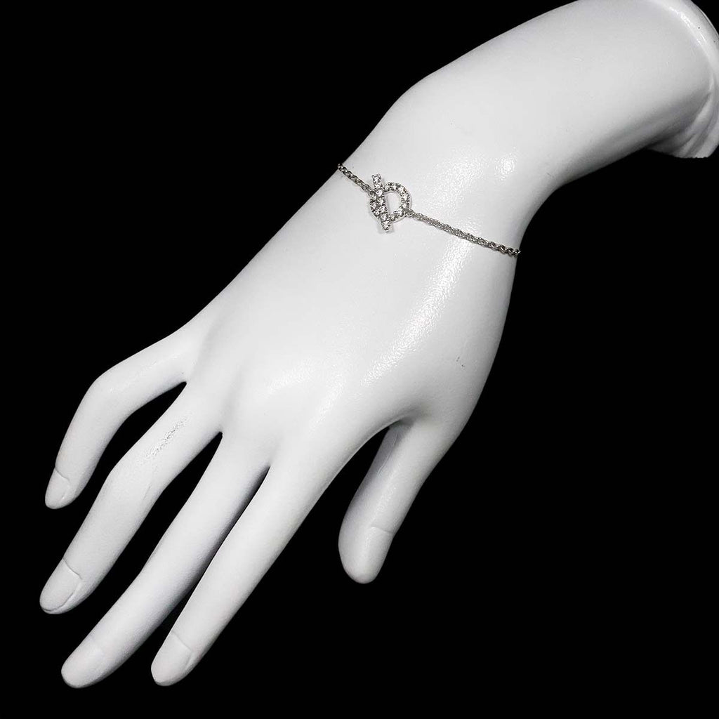 Hermes Finesse Diamond Bracelet 15.5 cm 18k WG White Gold — view 6