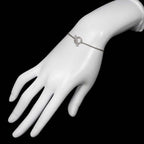 Hermes Finesse Diamond Bracelet 15.5 cm 18k WG White Gold — view 6