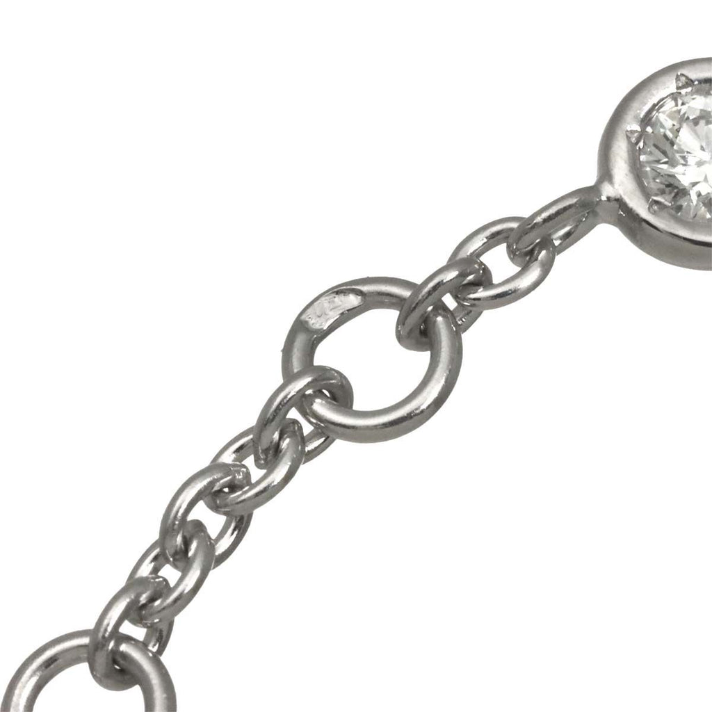 Hermes Finesse Diamond Bracelet 15.5 cm 18k WG White Gold — view 4