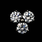 Tiffany & Co Aria Diamond Earrings Pt Platinum Pierced — view 6