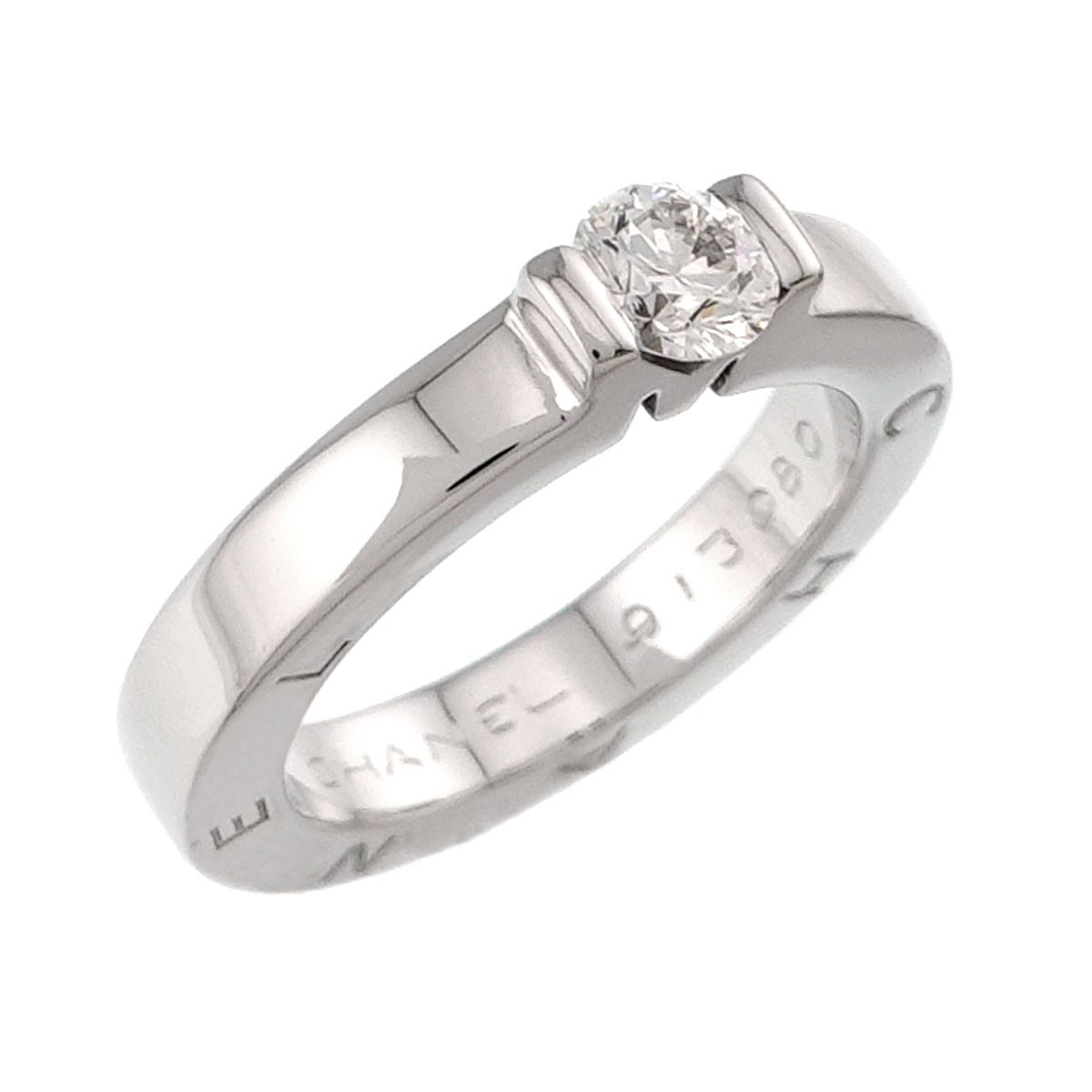 Chanel Diamond Ring Pt Platinum — view 7