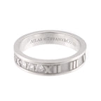 Tiffany & Co Atlas Ring Diamond 18k WG White Gold 750 — view 3