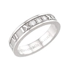 Tiffany & Co Atlas Ring Diamond 18k WG White Gold 750 — view 5