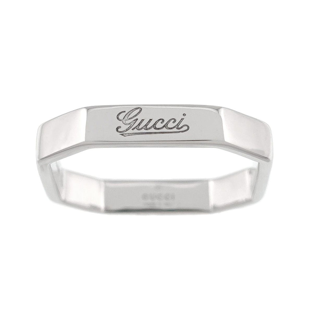 Gucci Octagonal Ring 18k WG White Gold — view 2