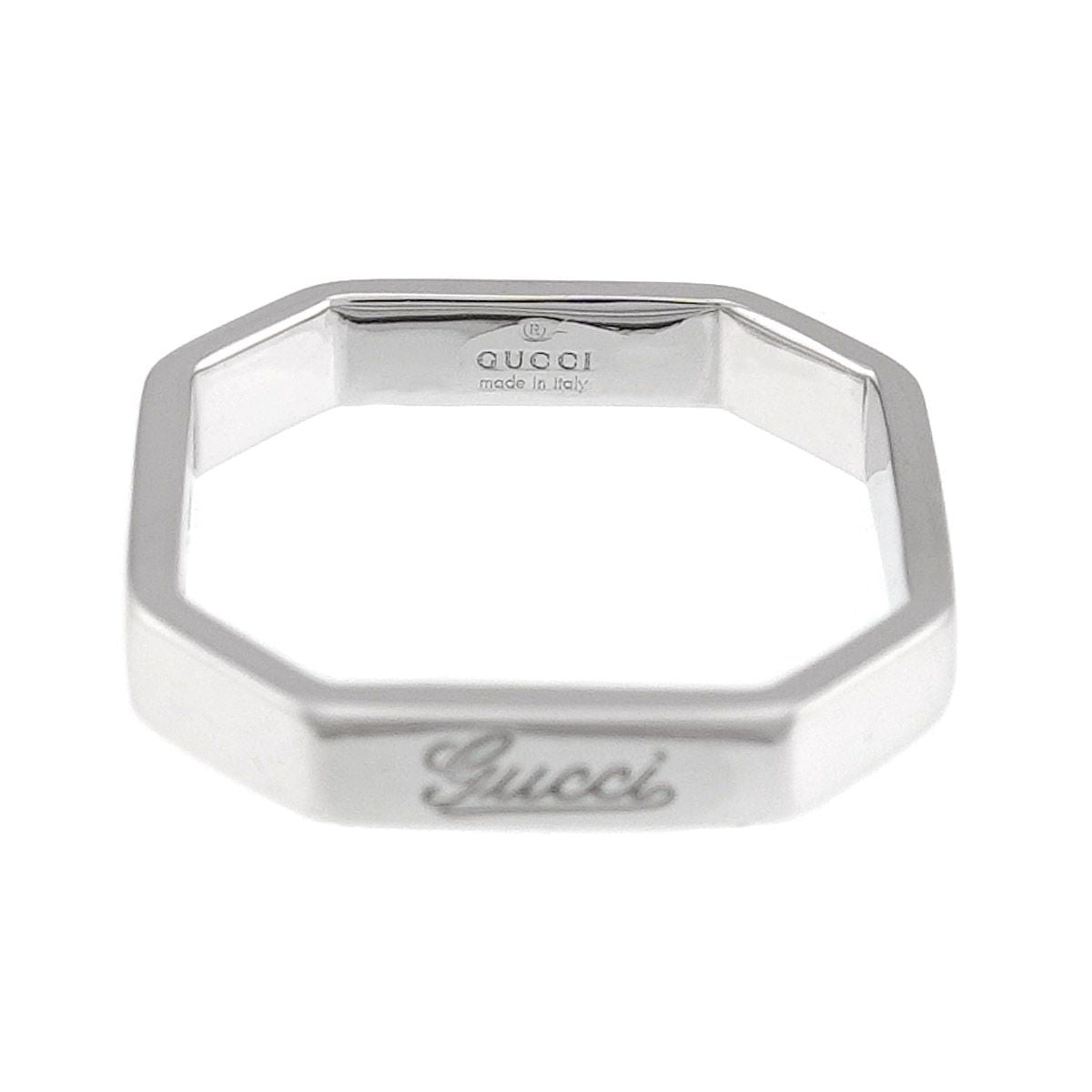 Gucci Octagonal Ring 18k WG White Gold — view 3