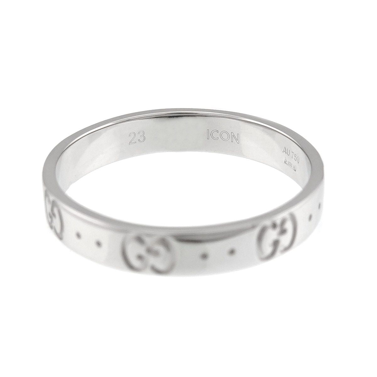 Gucci Icon Ring 18k WG White Gold 750 — view 4