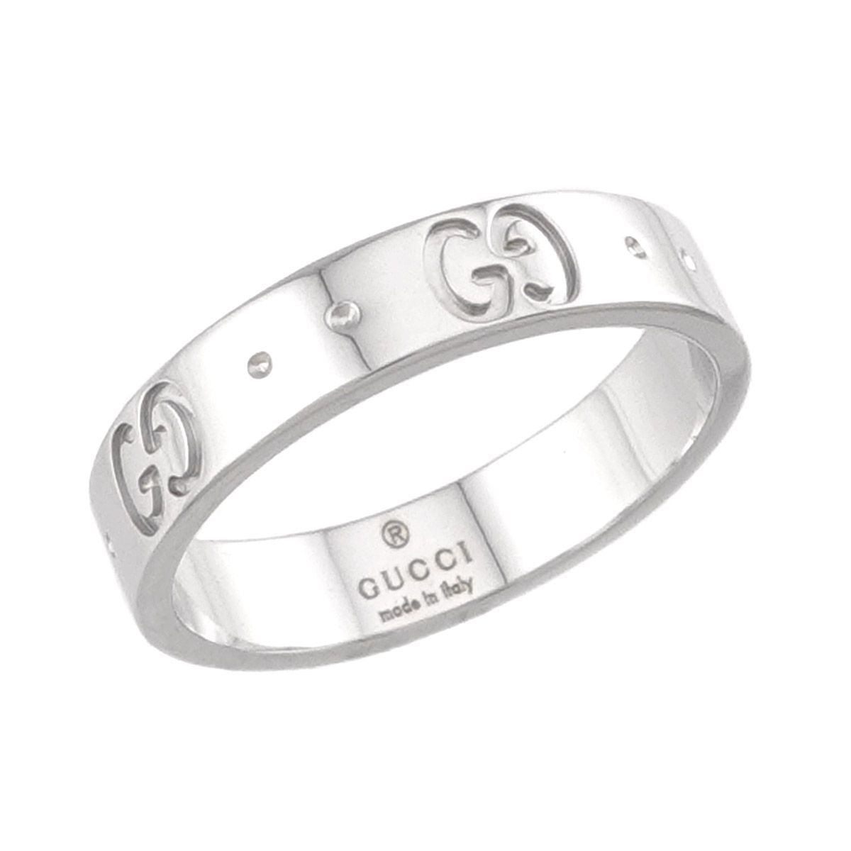 Gucci Icon Ring 18k WG White Gold 750 — view 6