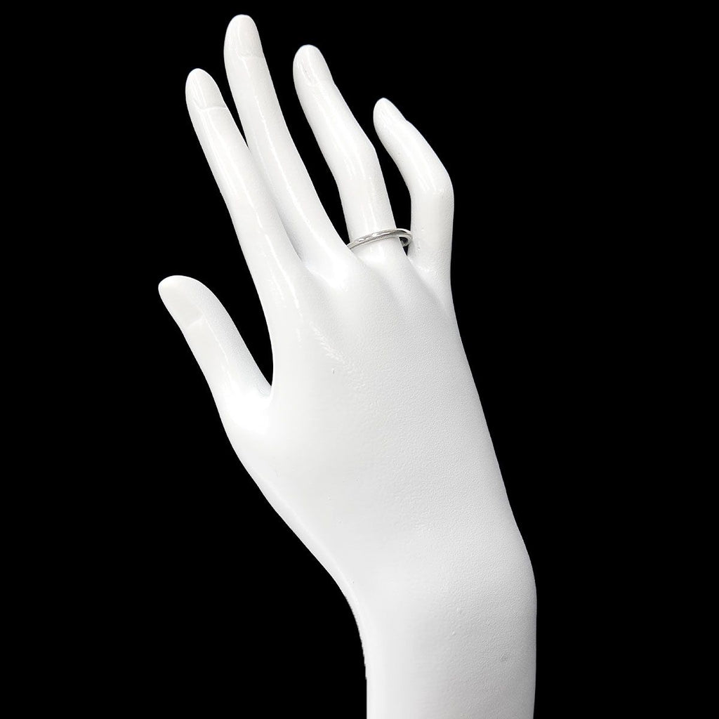 Tiffany & Co Milgrain Ring Pt Platinum Together — view 7