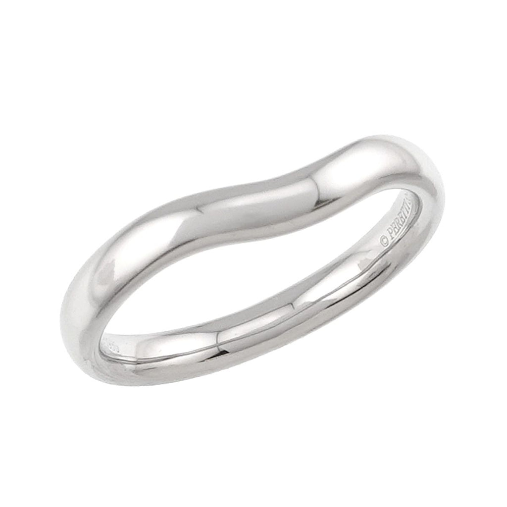 Tiffany & Co Curved Band Ring Pt Platinum — view 5