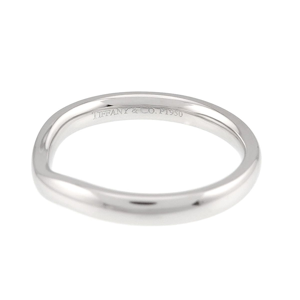 Tiffany & Co Curved Band Ring Pt Platinum — view 3