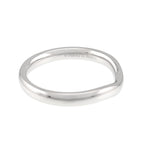 Tiffany & Co Curved Band Ring Pt Platinum — view 4