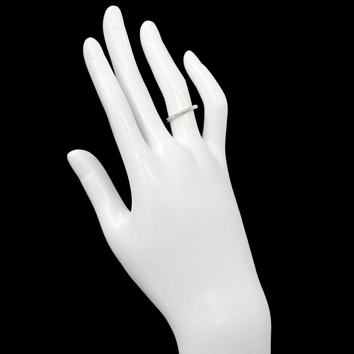 Tiffany & Co Milgray Ring Pt Platinum Together Milgrain — view 6