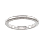 Tiffany & Co Milgray Ring Pt Platinum Together Milgrain — view 2