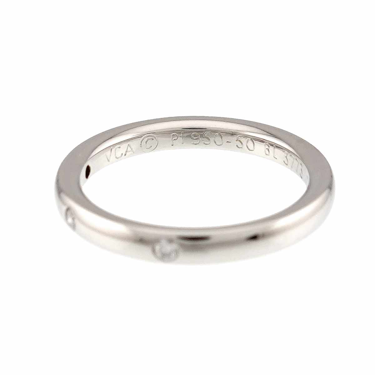 Van Cleef & Arpels Tandormont Etoile 50 Ring Diamond Pt Platinum — view 3