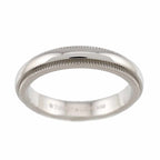 Tiffany & Co Milgray Ring Pt Platinum Together Milgrain — view 2