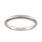 Tiffany & Co Milgray Ring Pt Platinum Together Milgrain — view 2