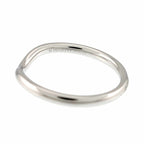 Tiffany & Co Curved Band Ring Pt Platinum — view 4