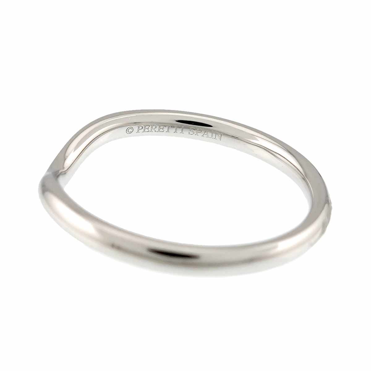 Tiffany & Co Curved Band Ring Pt Platinum — view 4