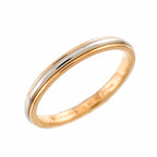Tiffany & Co Lucida Band Ring Pt Platinum 18k PG Pink Gold 750 — view 4