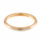 Tiffany & Co Lucida Band Ring Pt Platinum 18k PG Pink Gold 750 — view 3