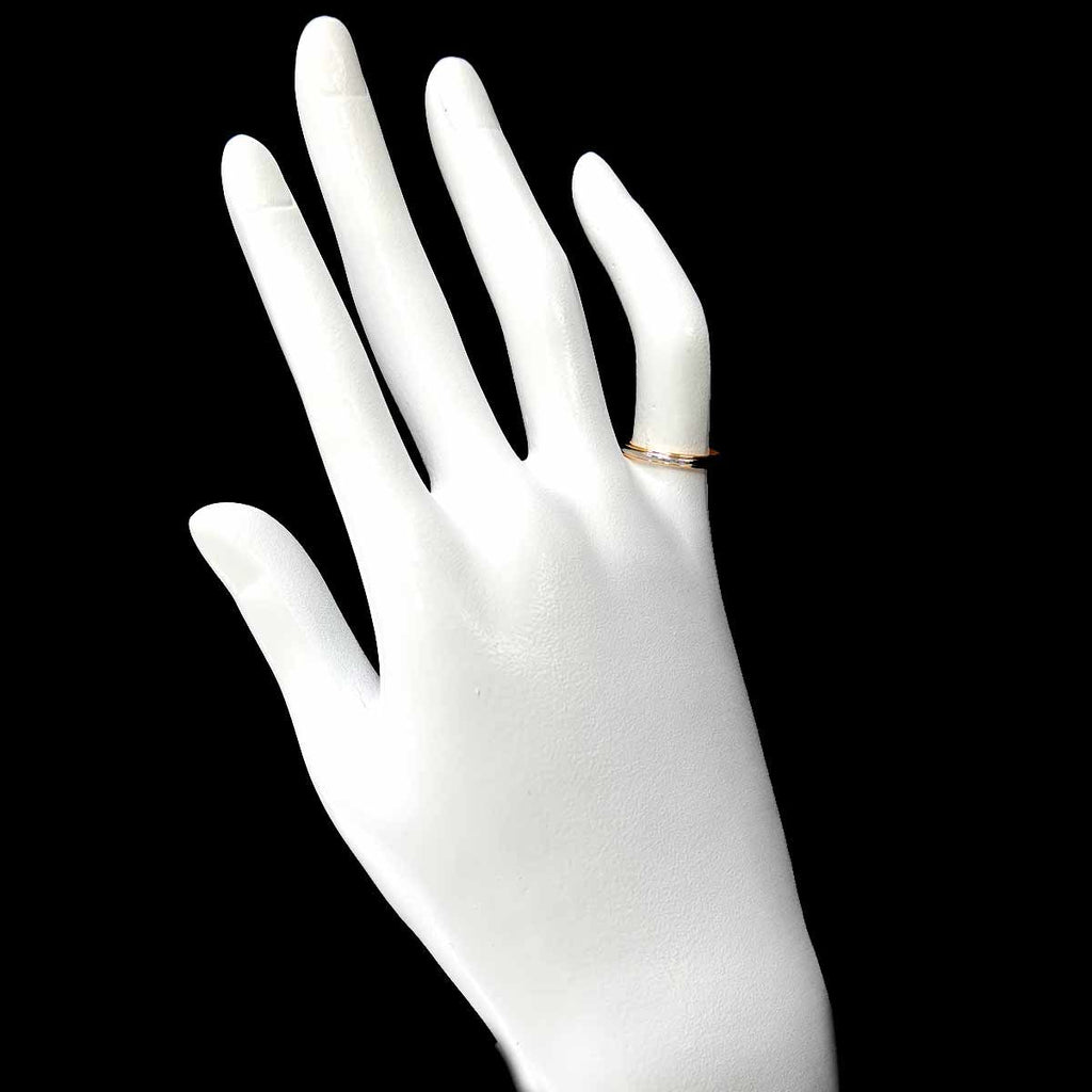 Tiffany & Co Lucida Band Ring Pt Platinum 18k PG Pink Gold 750 — view 6