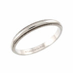 Tiffany & Co Milgray Ring Pt Platinum Together Milgrain — view 5