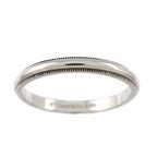 Tiffany & Co Milgray Ring Pt Platinum Together Milgrain — view 2