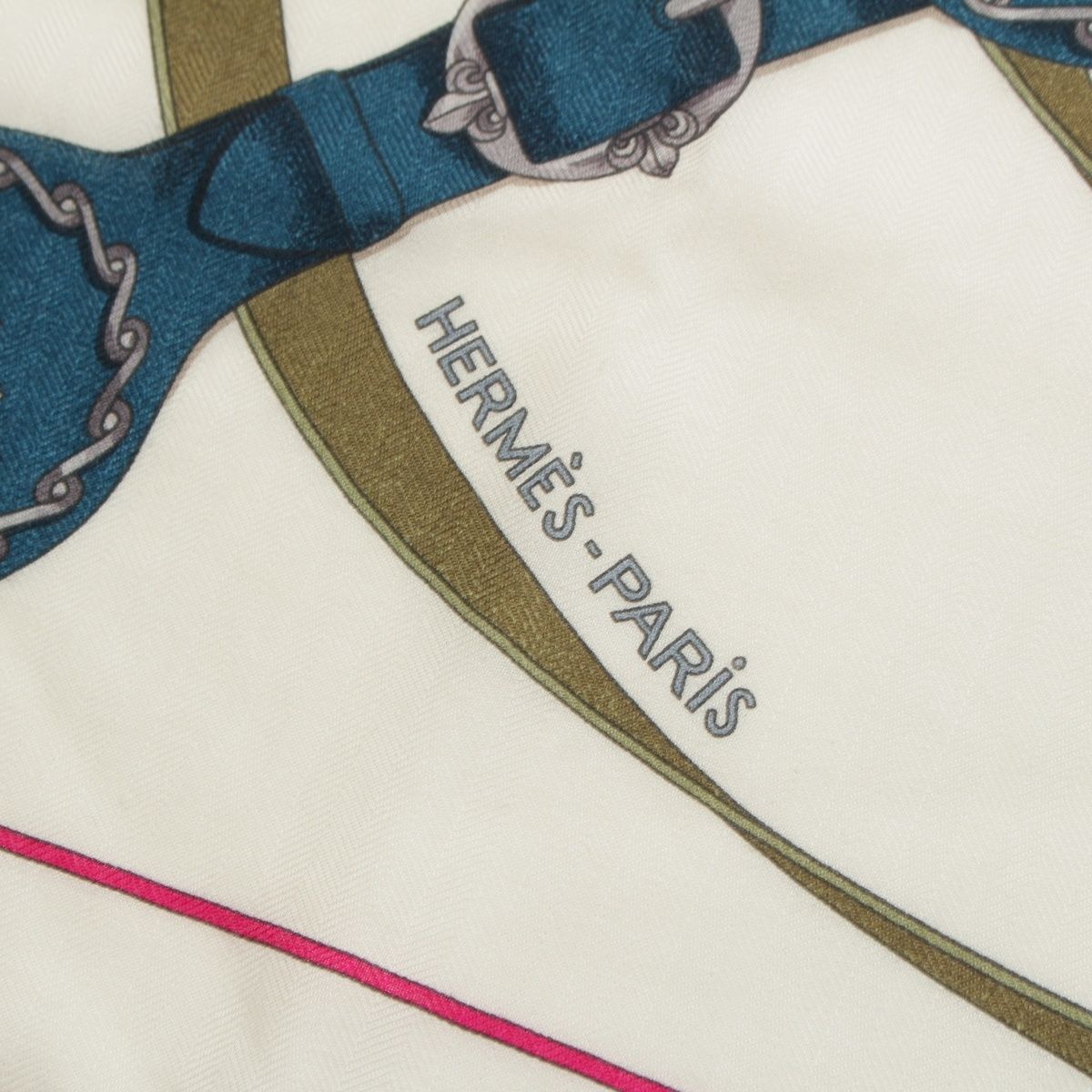 Hermes Triangle Jean la Promenade du Matin Morning Walk Cashmere Silk Scarf — view 6