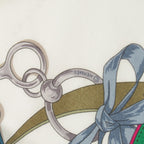 Hermes Triangle Jean la Promenade du Matin Morning Walk Cashmere Silk Scarf — view 5
