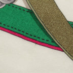 Hermes Triangle Jean la Promenade du Matin Morning Walk Cashmere Silk Scarf — view 7