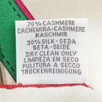 Hermes Triangle Jean la Promenade du Matin Morning Walk Cashmere Silk Scarf — view 9