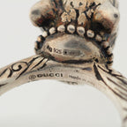 Gucci Anga Forest Wolf Head 925 Sterling Silver Ring — view 8