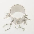 Hermes Scarf Ring Charm Key Horseshoe Silver — view 5