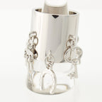 Hermes Scarf Ring Charm Key Horseshoe Silver — view 3