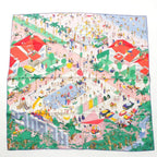 Hermes Carre 90 Silk on the Beach Scarf Multicolor