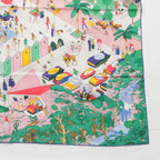 Hermes Carre 90 Silk on the Beach Scarf Multicolor — view 5