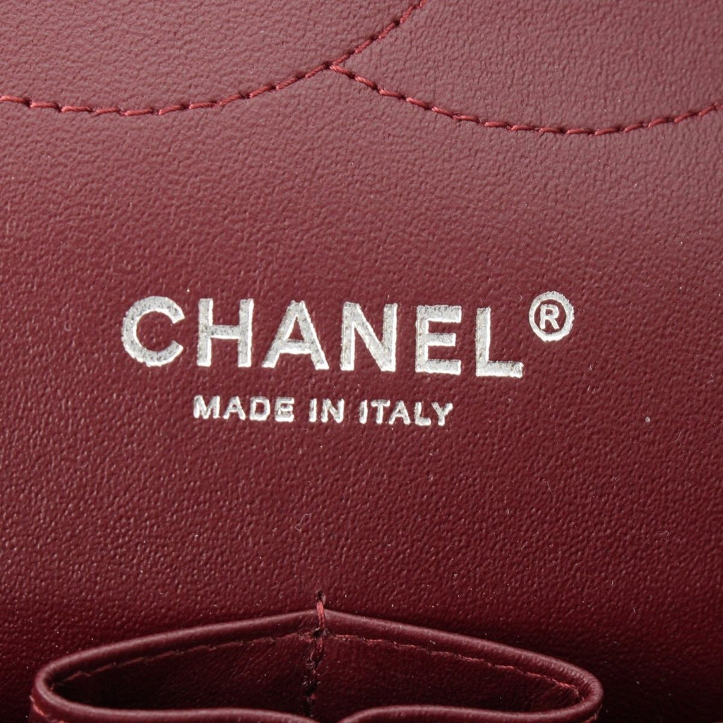 Chanel Big Quilted 30 Lambskin Chain Shoulder Bag Black — view 7