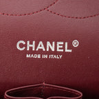 Chanel Big Quilted 30 Lambskin Chain Shoulder Bag Black — view 7