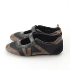 Louis Vuitton LV Sneakers Monogram Mary Jane Shoes Black Brown — view 3
