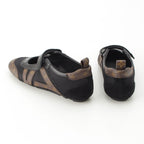 Louis Vuitton LV Sneakers Monogram Mary Jane Shoes Black Brown — view 4
