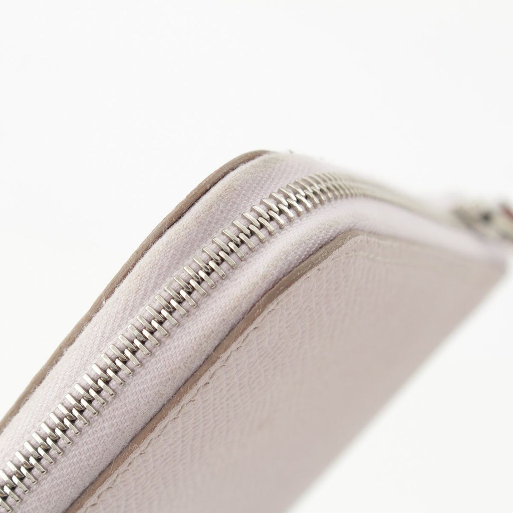 Hermes Azap Long Silk in Epsom Wallet Mauvepere Pink — view 8
