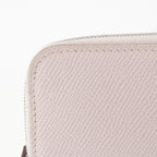Hermes Azap Long Silk in Epsom Wallet Mauvepere Pink — view 6